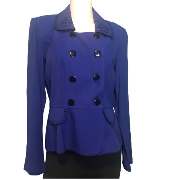 Jennifer Jeffries Vintage Blazer Size 6 - Picture 1 of 10